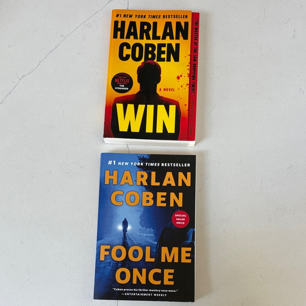Harlan Coben Book Set - Win & Fool Me Once